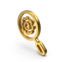 Search Engine Gold Symbol PNG & PSD Images