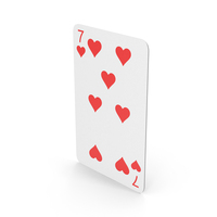 Playing Card Seven Of Hearts PNG & PSD Images