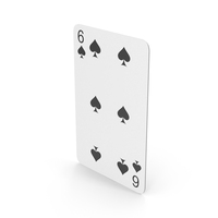 Playing Cards Six Of Spades PNG & PSD Images