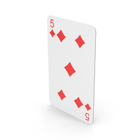 Playing Cards Five Of Diamonds PNG & PSD Images
