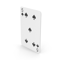 Playing Cards Five Of Spades PNG & PSD Images