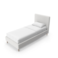 Single Bed White PNG & PSD Images