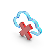 Cloud Wrong No Access Block Web Icon PNG & PSD Images