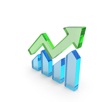 Market Growth Arrow Up PNG & PSD Images