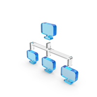 Multi Computer Network Share Web Link PNG & PSD Images