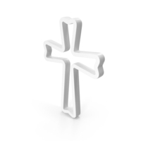 Out Line Cross Icon White PNG & PSD Images