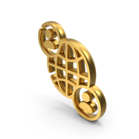User Global Network Gold Symbol PNG & PSD Images