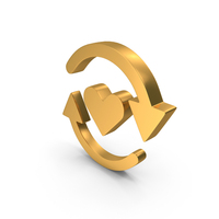 Heart Refresh Repeat Arrows Design Icon PNG & PSD Images