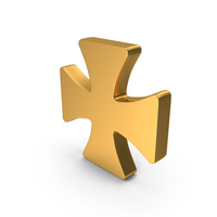 Gold Cross Icon PNG & PSD Images