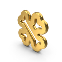 Bones Gold Symbol PNG & PSD Images