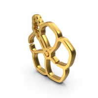 Flower Gold Symbol PNG & PSD Images
