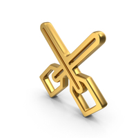 Paddles Gold Symbol PNG & PSD Images