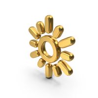 Sun Gold Symbol PNG & PSD Images