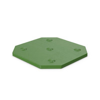 Green Metal Plate PNG & PSD Images