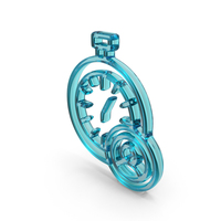 Clock User Glass Symbol PNG & PSD Images