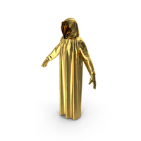 Hooded Costume Gold PNG & PSD Images