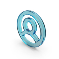 User Profile Glass Symbol PNG & PSD Images