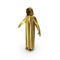 Hooded Costume Gold PNG & PSD Images