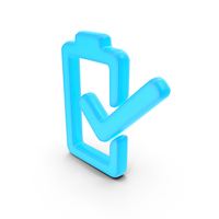 Battery Check Glowing Symbol PNG & PSD Images