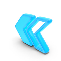 Double Arrow Left Showing Glowing Symbol PNG & PSD Images
