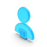 User Info Glowing Symbol PNG & PSD Images