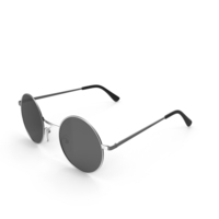 Round Glasses Black PNG & PSD Images