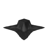 Product Pedestal Covered With Black Silk PNG & PSD Images