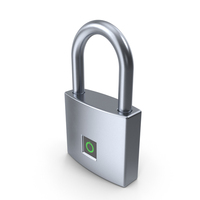 Biometric Fingerprint Padlock PNG & PSD Images