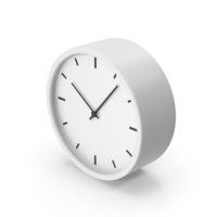 White Clock PNG & PSD Images