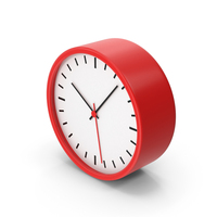 Red Clock PNG & PSD Images
