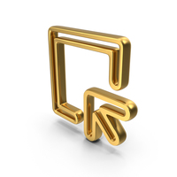 Minimize Gold Symbol PNG & PSD Images