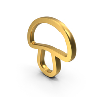 Mushroom Gold Symbol PNG & PSD Images