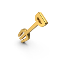 Shovel Gold Symbol PNG & PSD Images
