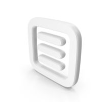 Document White Symbol PNG & PSD Images