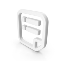 File White Symbol PNG & PSD Images
