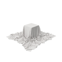 Pedestal Covered With Big Tablecloth PNG & PSD Images