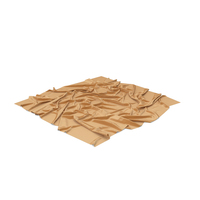 Gold Wrinkle Cloth PNG & PSD Images