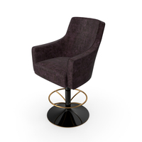 Bar Stool Blue Exot PNG & PSD Images