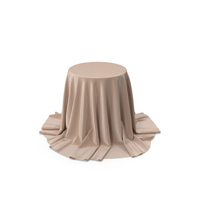 Beige Circle Tabllecloth PNG & PSD Images