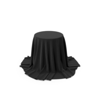 Black Circle Tabllecloth PNG & PSD Images