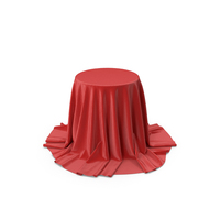 Red Circle Tabllecloth PNG & PSD Images