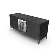 Black And White TV Cabinet PNG & PSD Images