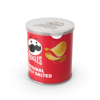 Mini Pringles Lightly Salted Chips PNG & PSD Images