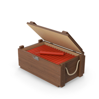 Dynamite Wooden Box PNG & PSD Images