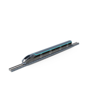 Modern High Speed Train On The Tracks PNG & PSD Images