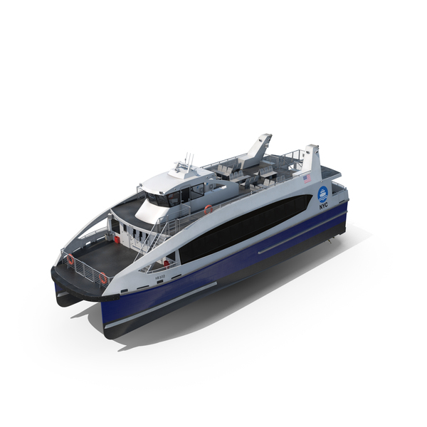 NYC Passenger Ferry Boat PNG & PSD Images