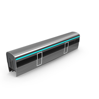 Futuristic Passenger Wagon Silver PNG & PSD Images