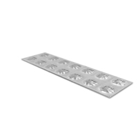 Potassium Iodine Tablets in Blister PNG & PSD Images