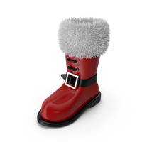 Cartoon Santa Claus Boot PNG & PSD Images