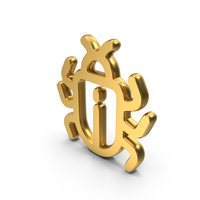 Bug Gold Symbol PNG & PSD Images